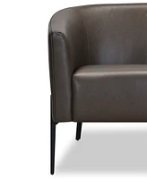 Niebee 31" Leather Accent Chair, Created for Macy's