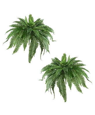 Slickblue 48" Boston Ferns – Set of 2 Lush Plants for Stylish Home Decor