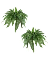 Slickblue 48" Boston Ferns – Set of 2 Lush Plants for Stylish Home Decor