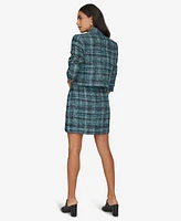 Calvin Klein Womens Tweed Jacket Skirt