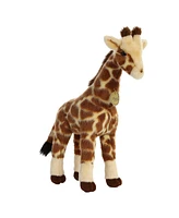 Aurora Large Giraffe Miyoni Realistic Plush Toy Brown 17.5"