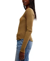 Free People Women's Easy Does It Thermal Top