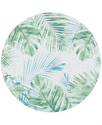 Safavieh Barbados Indoor/Outdoor BAR590X 5'3"x5'3" Round Area Rug