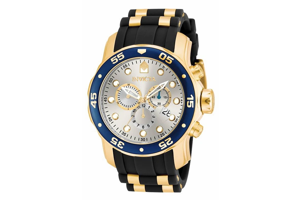 Invicta Men's 17880 Pro Diver Quartz Multifunction Silver Dial Watch