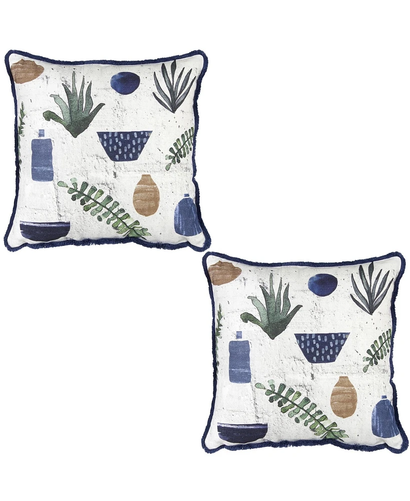 Slickblue Contemporary Decorative Throw Pillow Your Living Area (Set of 2)