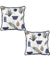 Slickblue Contemporary Decorative Throw Pillow Your Living Area (Set of 2)