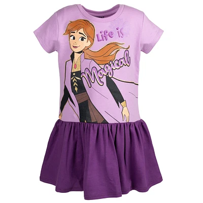 Frozen Toddler Girls Disney Princess Moana French Terry Dress