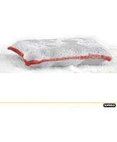 Superio 3-Pack Microfiber Multicolor Kitchen Dishwashing Sponges-Red, Blue, & Yellow