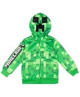 Minecraft Little Boys Fleece Zip Up Hoodie to (4 - 18-20)