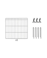 Iris Usa 24" Exercise 8 Panel Wire Metal Pet Playpen for Dog