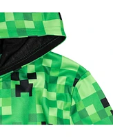 Minecraft Fleece Zip Up Hoodie Little Kid to Big Sizes (4 - 18-20)