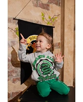 Harry Potter Toddler Boys Gryffindor Slytherin Hufflepuff Ravenclaw Fleece 2 Pack Jogger Pants to
