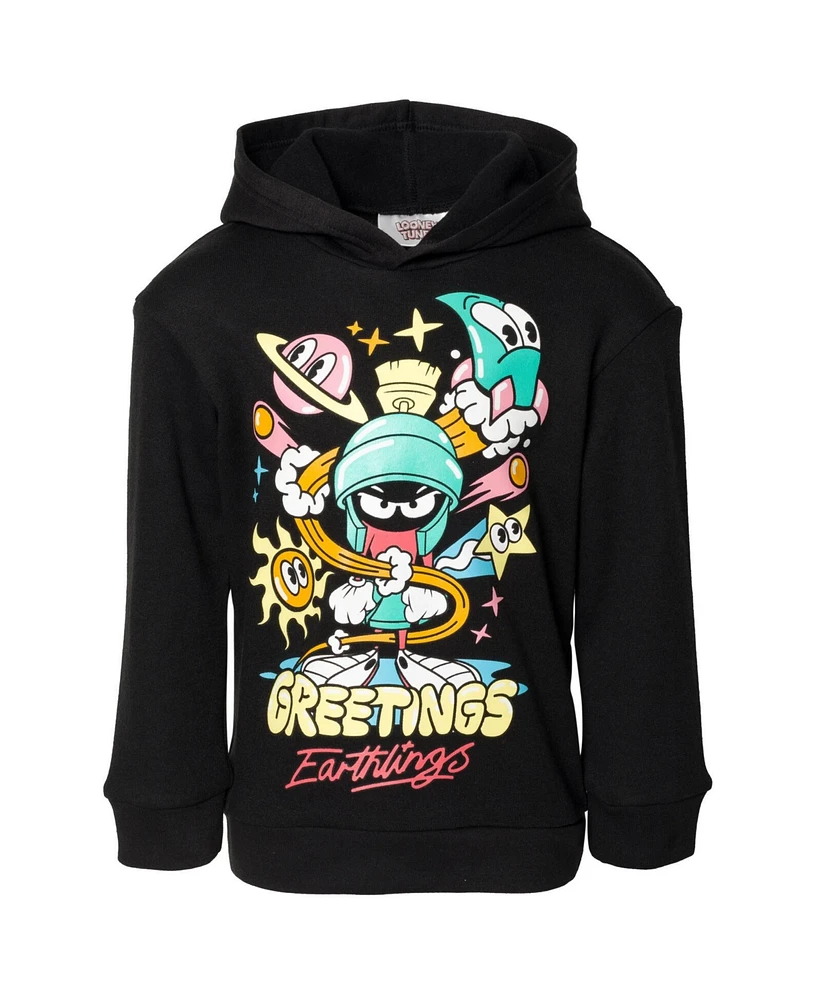 Looney Tunes Boys Warner Bros. Fleece Pullover Hoodie to (4T