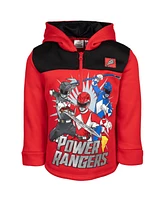 Power Rangers Toddler Boys Fleece Half Zip Pullover Hoodie to