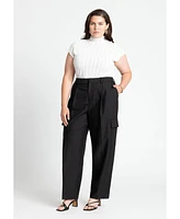 Eloquii Women's The Hudson Cargo Pant