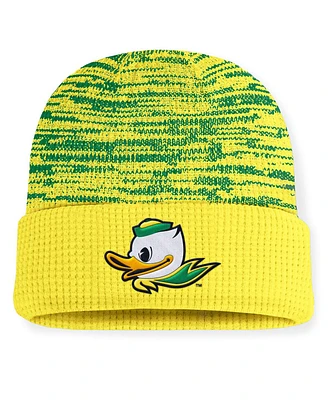 Nike Men's Yellow/Green Oregon Ducks Primetime Terra Cuffed Knit Hat