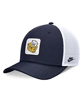 Nike Men's Navy/White Michigan Wolverines Legacy Mascot Trucker Adjustable