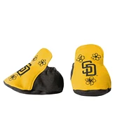 Outerstuff Baby Boys and Girls Fanatics Gold San Diego Padres Happy Baseball Bodysuit, Bib Bootie Set