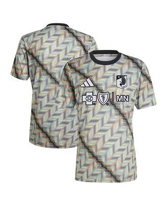 Adidas Men's Black Minnesota United Fc 2024 Hispanic Heritage Pre-Match Top