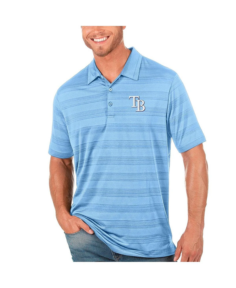 Antigua Men's Light Blue Tampa Bay Rays Compass Polo