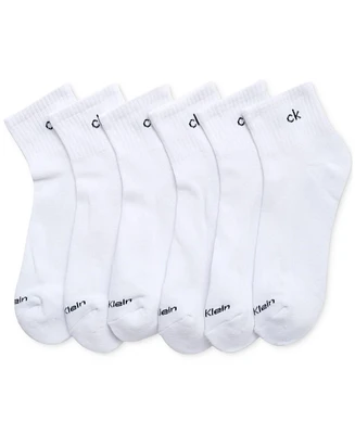 Calvin Klein Men's 6pk. Logo Quarter Socks