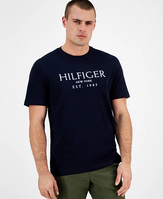 Tommy Hilfiger Men's Short Sleeve Crewneck Logo T-Shirt