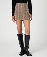 French Connection Women's Gina Check-Print Mini Skirt