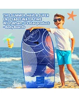 Wham-o 33" Fiber Clad Body Board for Beachwith Wrist Leash , Lightweight Boogie Boards with Eps Core