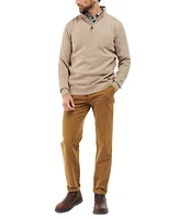 Barbour Men's Nelson Essential Quarter-Zip Wool Sweater