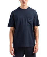 A|X Armani Exchange Men's Loose-Fit Limited Edition Logo Pocket T-Shirt