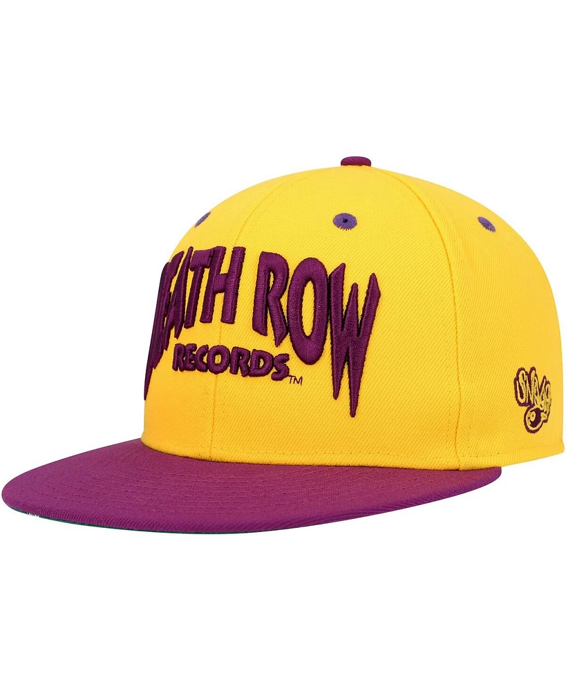 Lids Men's Gold Death Row Records Paisley Fitted Hat