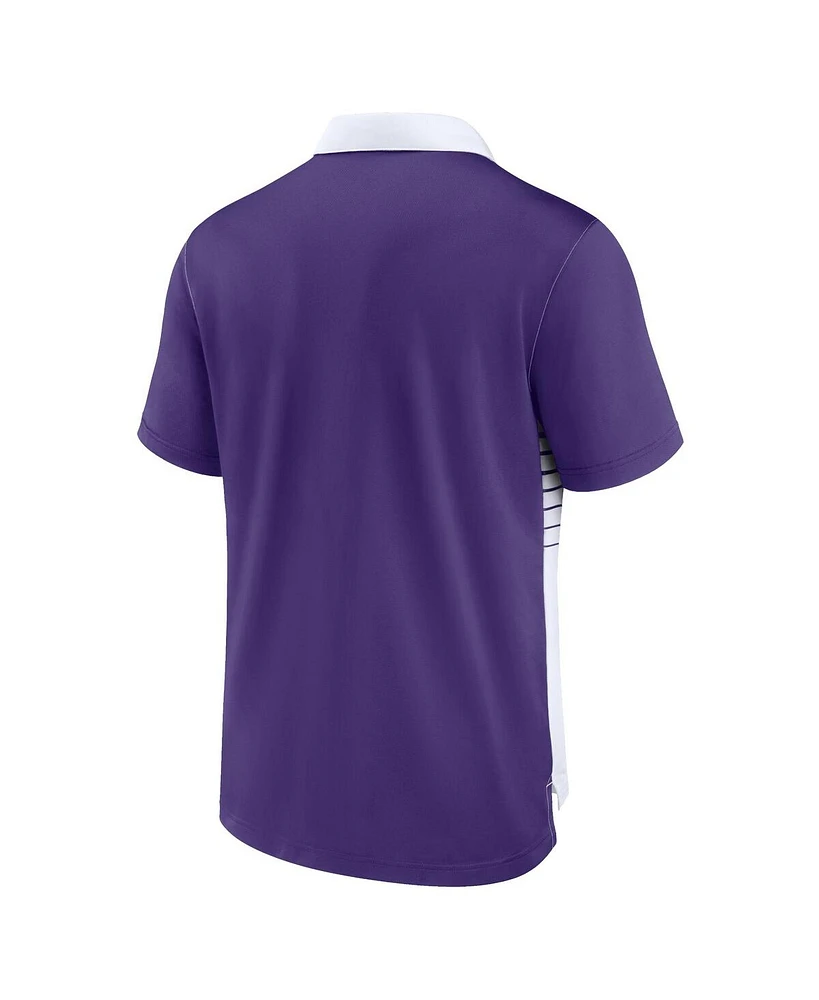 Nike Men's Purple/White Minnesota Vikings Fashion Performance Polo