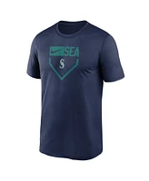 Nike Men's Navy Seattle Mariners Home Plate Icon Legend Performance T-Shirt