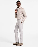 Calvin Klein Men's Slim Fit Linen Suit Pant