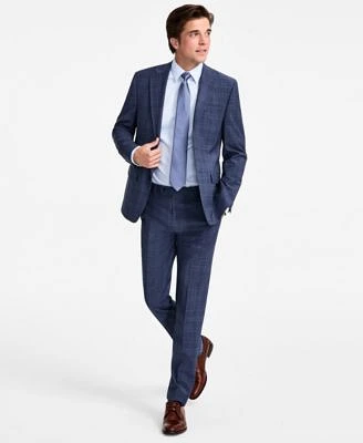 Calvin Klein Mens Slim Fit Wool Blend Suit Separates