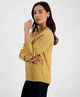 Style & Co Petite Essex V-Neck Sweater, Created for Macy's