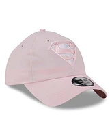 New Era Men's Pink Superman Casual Classic Adjustable Hat