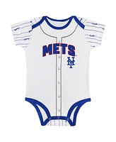 Outerstuff Baby Boys and Girls New York Mets Play Ball 2-Pack Bodysuit Set