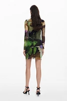 Desigual Women's Printed Mini Dress M. Christian Lacroix