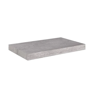 vidaXL Floating Wall Shelf Concrete Gray 19.7"x9.1"x1.5" Mdf