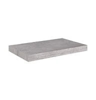 vidaXL Floating Wall Shelf Concrete Gray 19.7"x9.1"x1.5" Mdf