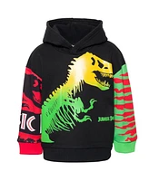 Jurassic Park Toddler Boys World Dinosaur T-Rex Fleece Pullover Hoodie