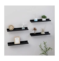 vidaXL Wall Shelves 4 pcs 15.7"x3.5"x1.2