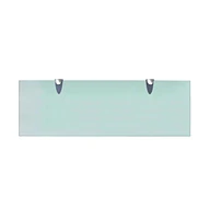 vidaXL Floating Shelf Glass 23.6"x7.9" 0.3"