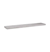 vidaXL Floating Wall Shelf Concrete Gray 47.2"x9.3"x1.5" Mdf