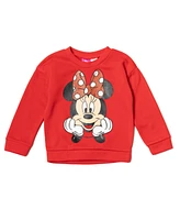 Disney Baby Girls Minnie Mouse Fleece Sweatshirt and Pants Outfit Set Newborn to (Newborn - 14-16)