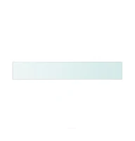 vidaXL Shelf Panel Glass Clear 31.5"x4.7"