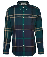 Barbour Men's Dunoon Tailored-Fit Tartan Button-Down Twill Shirt