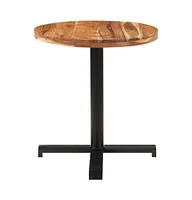 vidaXL Bistro Table Round 27.6"x29.5" Solid Acacia Wood