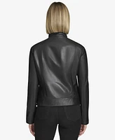 Andrew Marc Women's Rowan Leather Racer Jacket